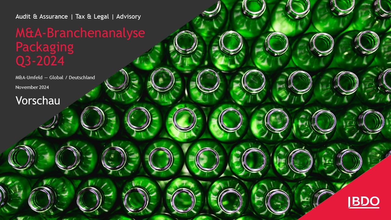 M&A Branchenanlyse Packaging